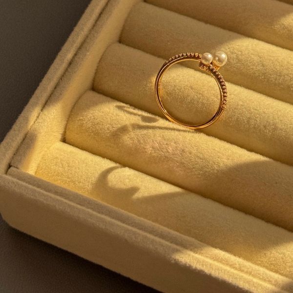 Каблучка "Golden Pearl" КЗ187 фото