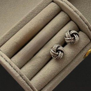 Сережки &ldquo;Silver Knot&rdquo; СС60 фото