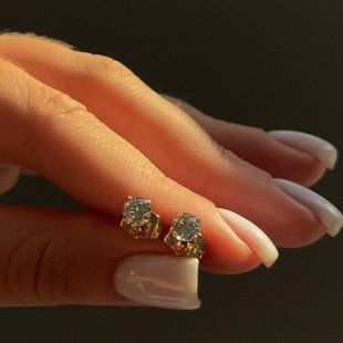 Сережки "Golden Crystal" СЗ79 фото