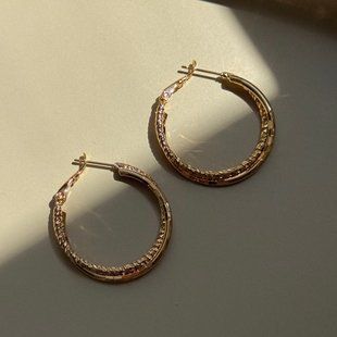Сережки "Hoops" СЗ526 фото