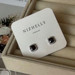 Сережки "Black Shine" СС292 фото